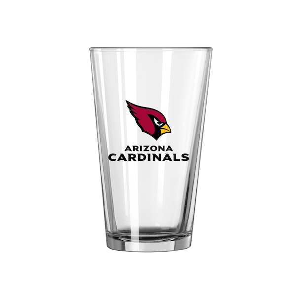 Logo Brands Arizona Cardinals 16oz Logo Pint Glass 601-G16P-8 - main